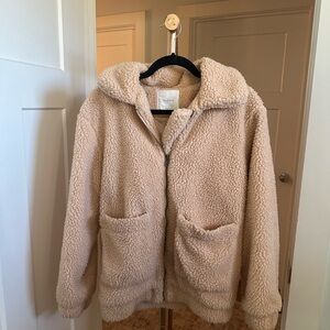 Elodie Cream Teddy Jacket